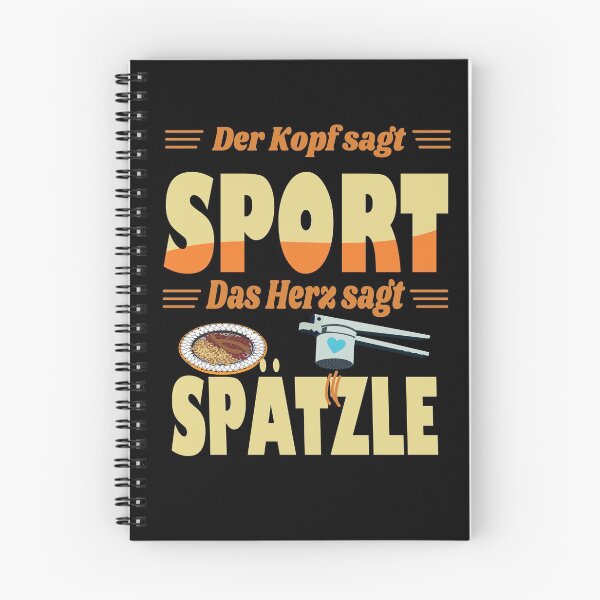 Item preview, The Head Says Sport - The Heart Says Spaetzle - designed and sold by Schwaben Designs.