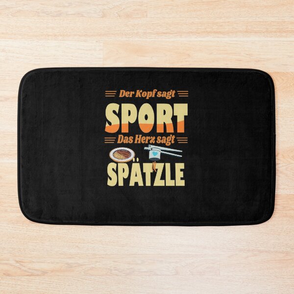 Item preview, The Head Says Sport - The Heart Says Spaetzle - designed and sold by Schwaben Designs.