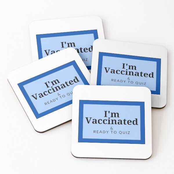 Item preview, I'm Vaccinated & Ready To Quiz designed and sold by PaynesPopUpQuiz.