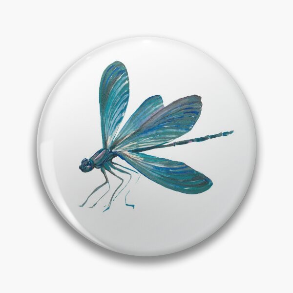Item preview, Watercolor Dragonfly. Funny Dragonfly. designed and sold by ZheltakovaIana.