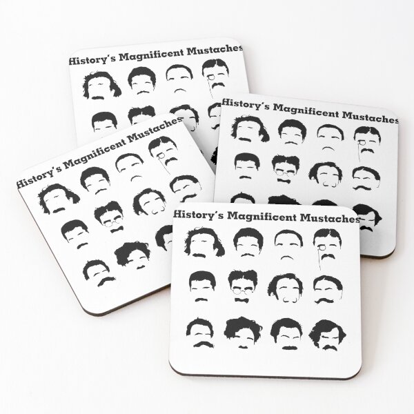 Item preview, History's Magnificent Mustaches designed and sold by EmyBeeDesigns.