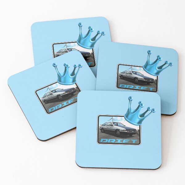Item preview, Drift King! Blue Crown (On Blue) designed and sold by epinkb.