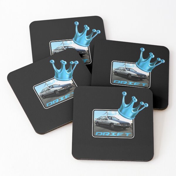 Item preview, Drift King! Blue Crown (On Black) designed and sold by epinkb.