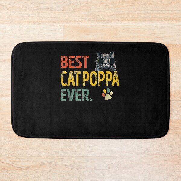Item preview, Mens Vintage Best Cat Poppa Ever Retro Cat Daddy Father Gift  designed and sold by sheilase.