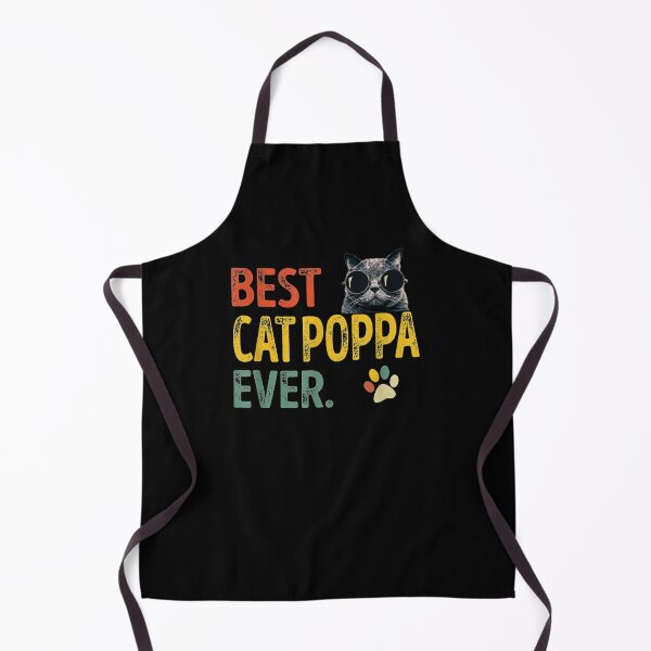 Item preview, Mens Vintage Best Cat Poppa Ever Retro Cat Daddy Father Gift  designed and sold by sheilase.