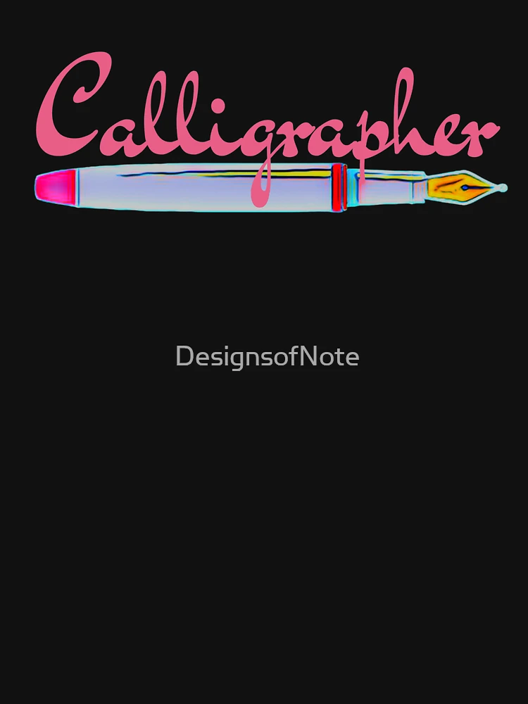 Thumbnail 6 of 6, Premium Oversized Hoodie, Calligrapher Pink designed and sold by DesignsofNote.