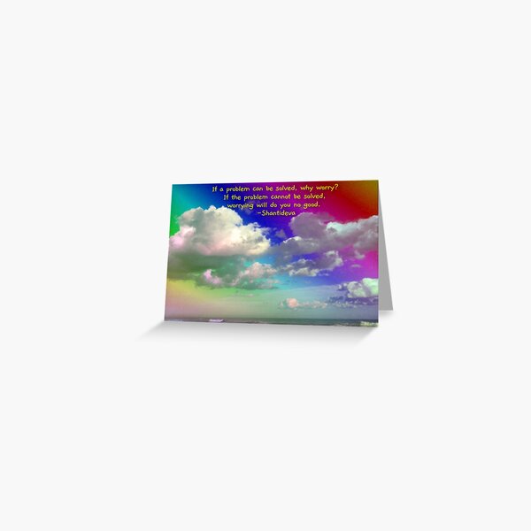 SHANTIDEVA QUOTE Greeting Card
