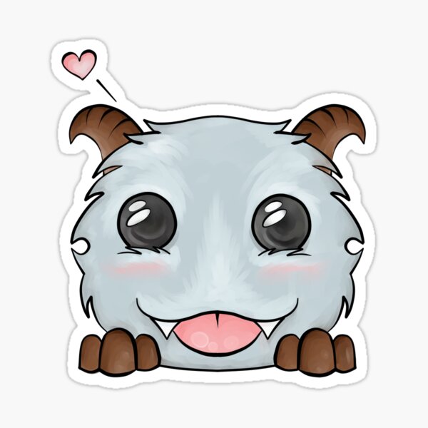 Poro Heart Stickers | Redbubble