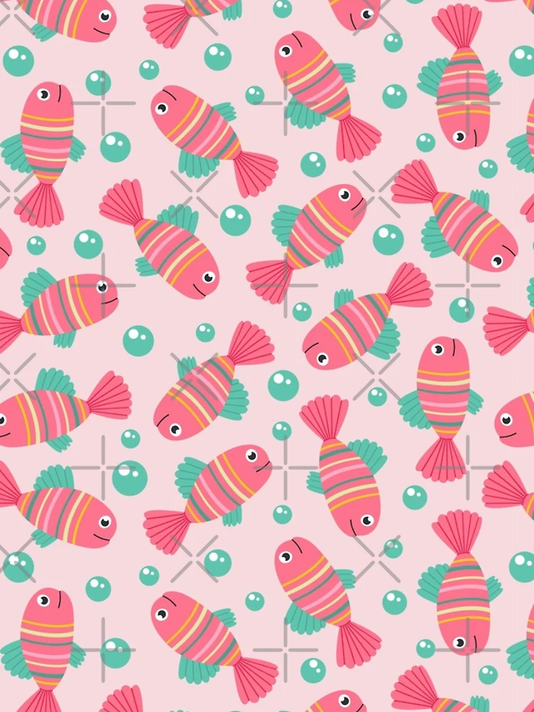 Thumbnail 5 of 5, iPhone Case, Fish Pattern designed and sold by PatternTale.