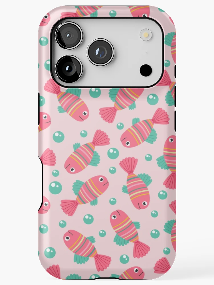 Thumbnail 1 of 4, iPhone Case, Fish Pattern designed and sold by PatternTale.