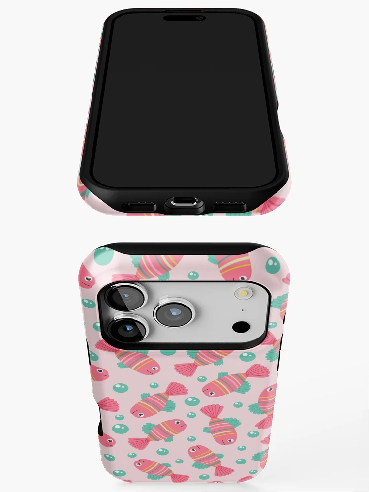Thumbnail 3 of 4, iPhone Case, Fish Pattern designed and sold by PatternTale.
