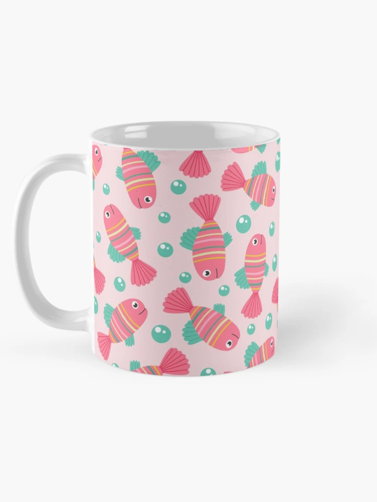 Thumbnail 5 of 6, Coffee Mug, Fish Pattern designed and sold by PatternTale.