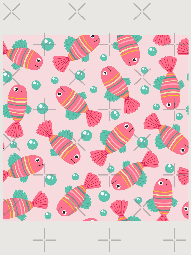 Thumbnail 6 of 6, Premium Oversized Hoodie, Fish Pattern designed and sold by PatternTale.