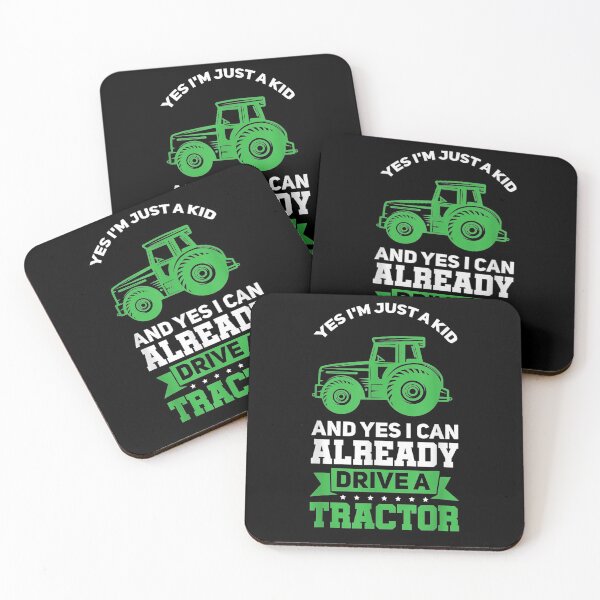 Item preview, I'm A Kid And Can Already Drive A Tractor Kids  designed and sold by sheilase.