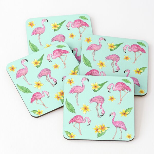 Item preview, Tropical Flamingos  designed and sold by ShaunaMcc.