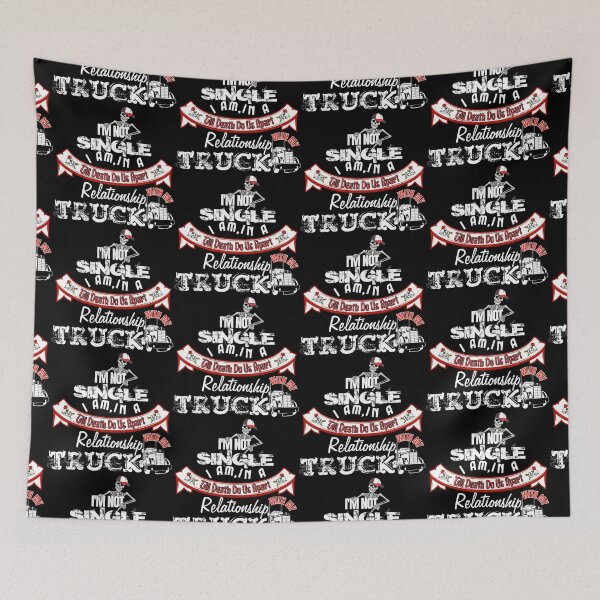 Item preview, Trucker for Life Graphic Skull-Funny Trucker designed and sold by Mary Maple.