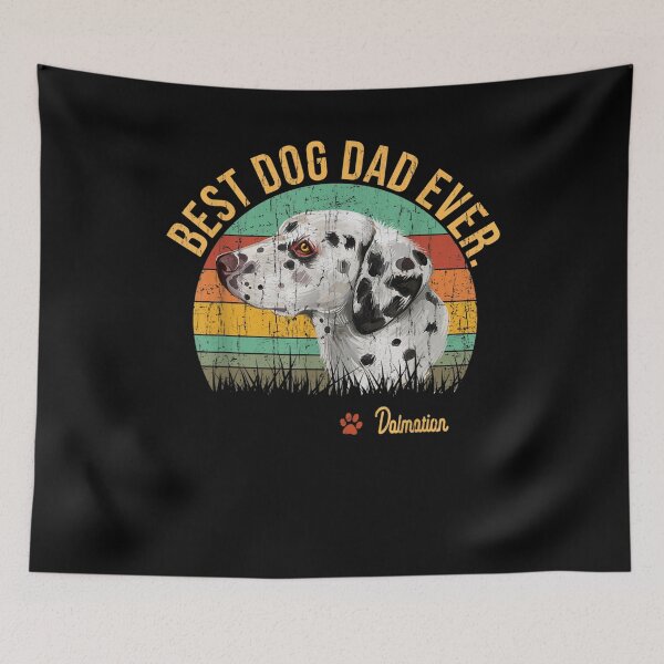 Item preview, Dogs 365 Vintage Best Dalmatian Dad Ever Gift For Dog Lover  designed and sold by sheilase.