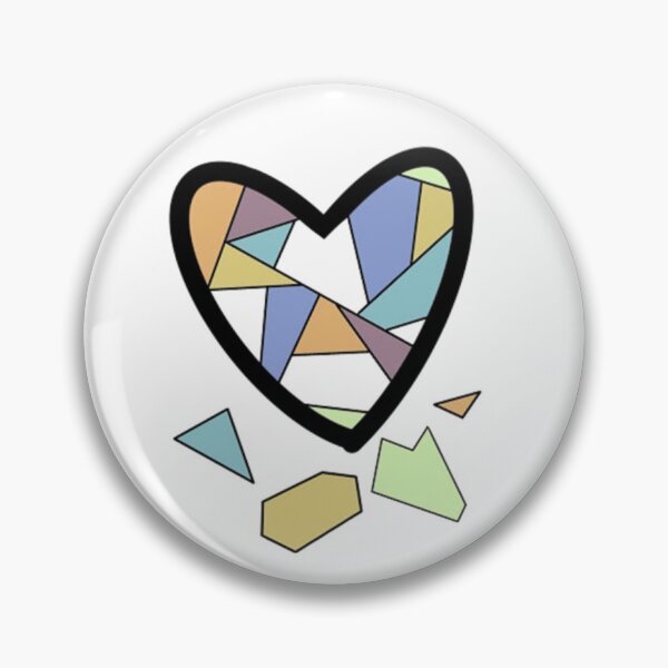 Item preview, Mosaic Broken Hearts designed and sold by ArtworkBySarahN.