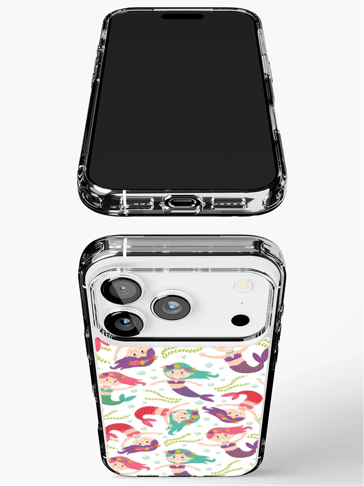 Thumbnail 3 of 5, iPhone Case, Cute Mermaid Pattern designed and sold by PatternTale.