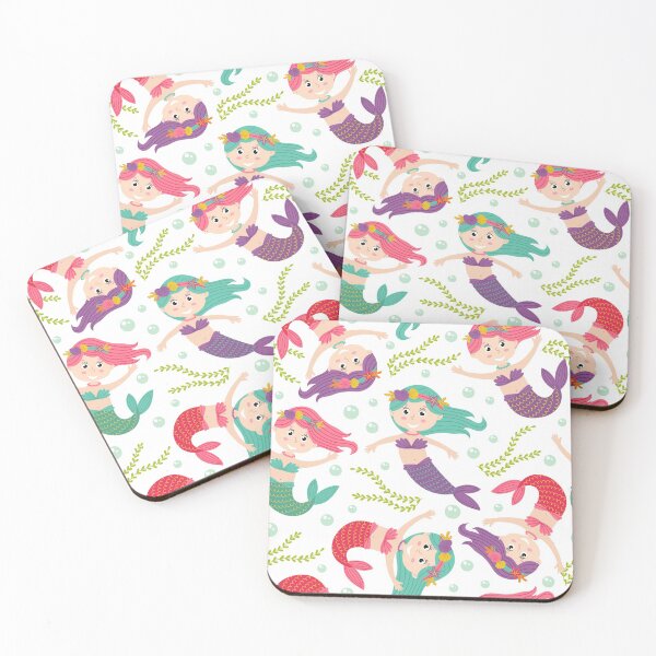 Item preview, Cute Mermaid Pattern designed and sold by PatternTale.