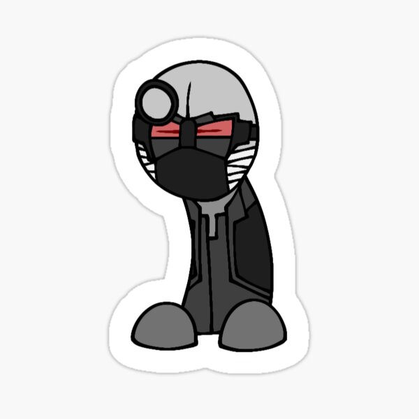 madness combat - hank  Sticker for Sale by SunShineAr