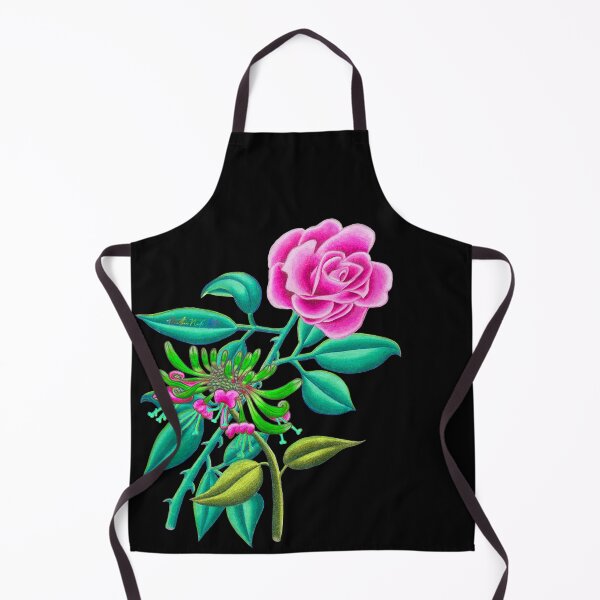 Item preview, Hot Pink Rose and Honeysuckle June Birth Month designed and sold by HeatherNafeArt.