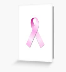 Breast Cancer Awareness Ribbon Greeting Card