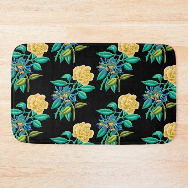 Item preview, Golden Sunshine Rose and Honeysuckle June Birth Month designed and sold by HeatherNafeArt.
