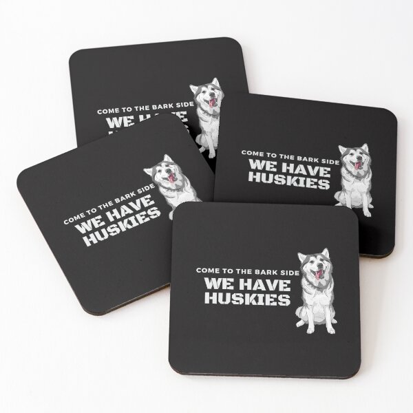 Item preview, Come To The Bark Side We Have Huskies T shirt designed and sold by Martimad.