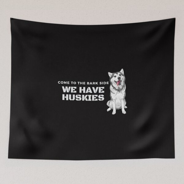 Item preview, Come To The Bark Side We Have Huskies T shirt designed and sold by Martimad.