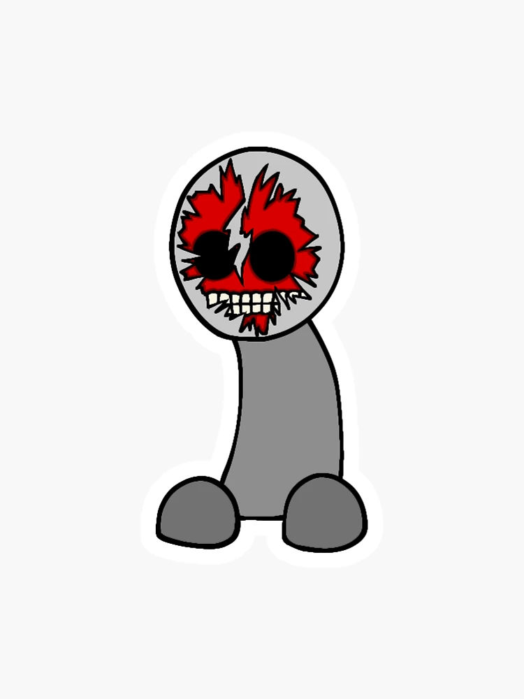 Madness Combat Tricky (Mask) Sticker Sticker for Sale by aimlessaxel