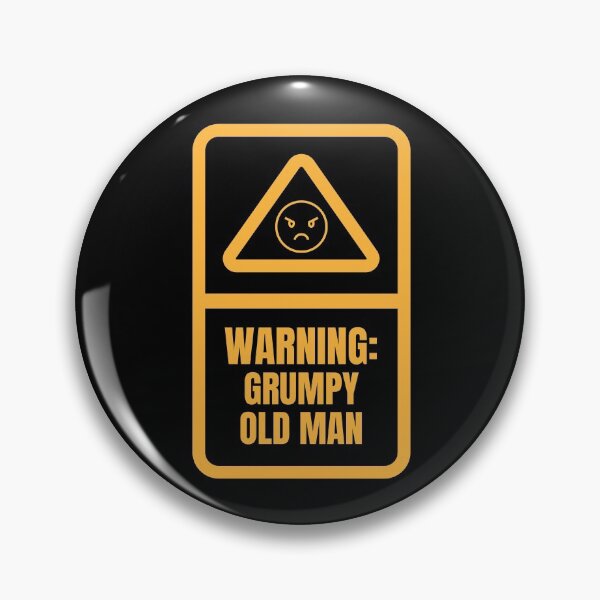 Item preview, WARNING GRUMPY OLD MAN designed and sold by SurbDesigns.