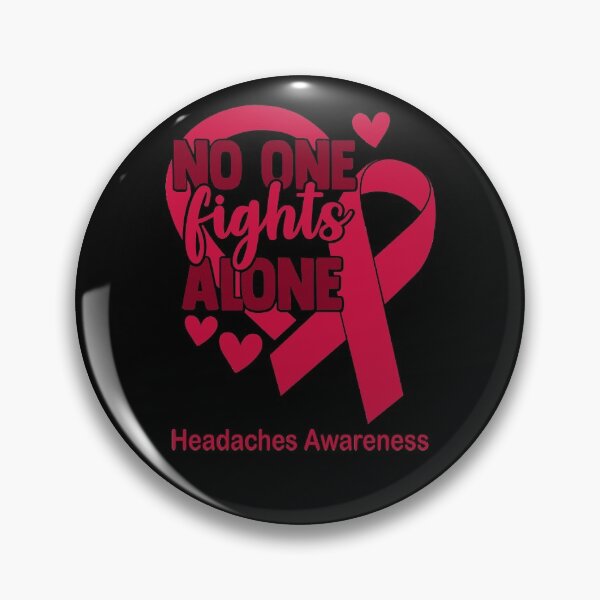Item preview, No One Fight Alone Headaches Awareness designed and sold by Sabfit.