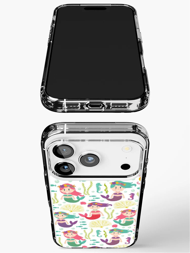 Thumbnail 3 of 5, iPhone Case, Cute Pattern Mermaid designed and sold by PatternTale.