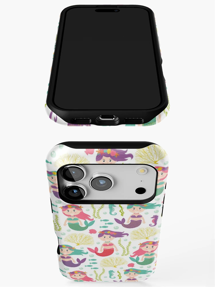Thumbnail 3 of 4, iPhone Case, Cute Pattern Mermaid designed and sold by PatternTale.