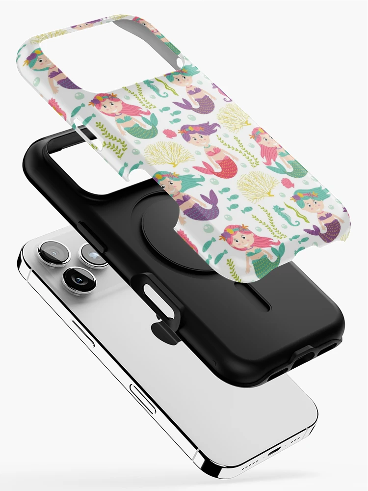 Thumbnail 2 of 4, iPhone Case, Cute Pattern Mermaid designed and sold by PatternTale.