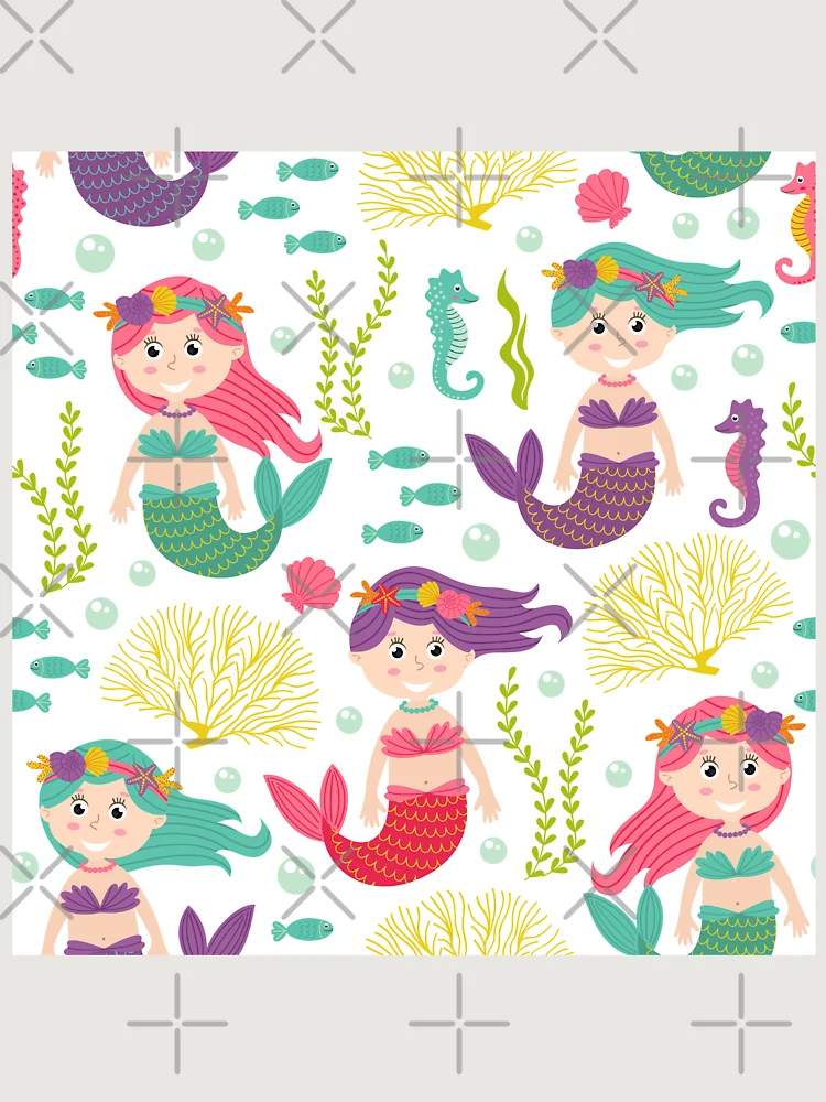 Thumbnail 6 of 6, Premium Oversized Sweatshirt, Cute Pattern Mermaid designed and sold by PatternTale.