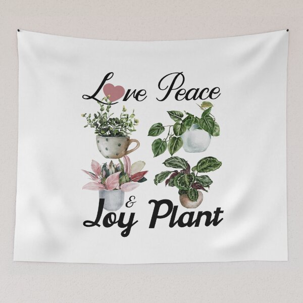 Item preview, Love Peace and Joy Plants designed and sold by AmazingEcraft.