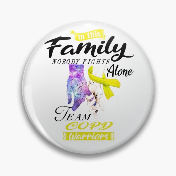 Item preview, In This Family No One Fights Alone Team COPD Warrior designed and sold by deputylove.