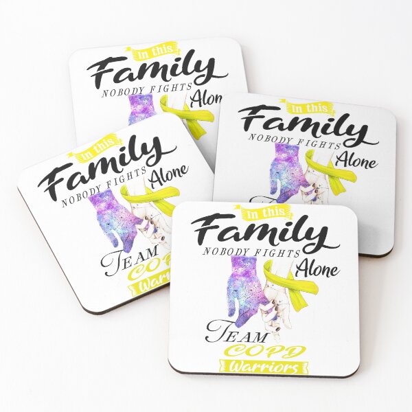 Item preview, In This Family No One Fights Alone Team COPD Warrior designed and sold by deputylove.