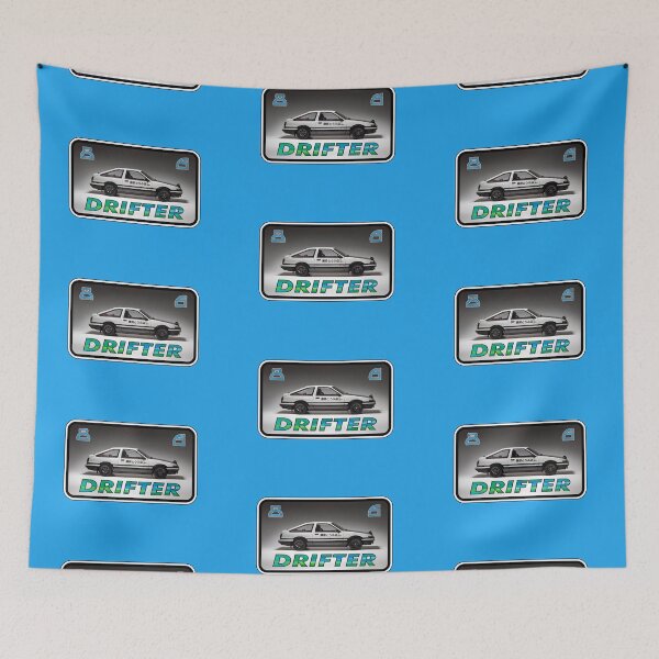 Item preview, Drifter! Green (on Blue) designed and sold by epinkb.