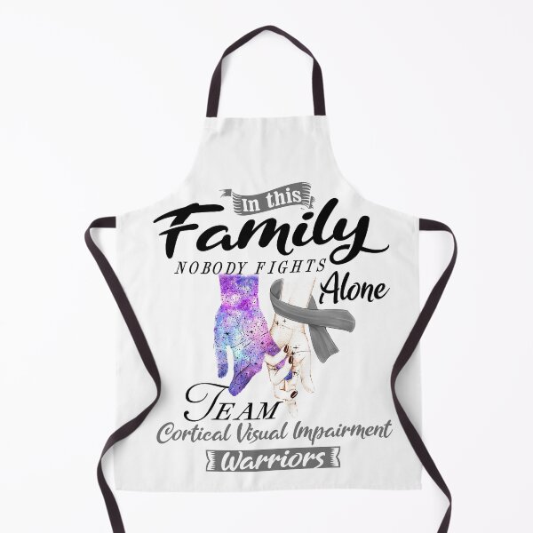 Item preview, In This Family No One Fights Alone Team Cortical Visual Impairment Warrior designed and sold by deputylove.