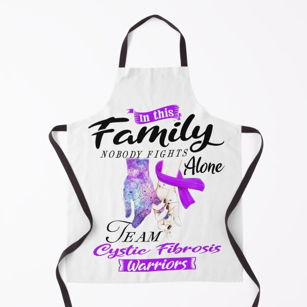 Item preview, In This Family No One Fights Alone Team Cystic Fibrosis Warrior designed and sold by deputylove.