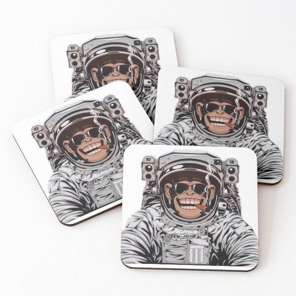 Item preview, Laughing Astronaut Monkey  designed and sold by Lhadjisdaname.