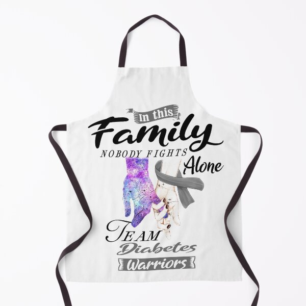 Item preview, In This Family No One Fights Alone Team Diabetes Warrior designed and sold by deputylove.