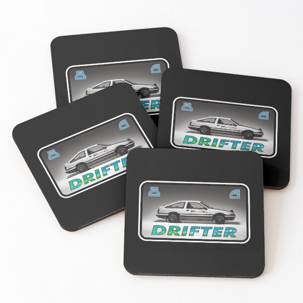 Item preview, Drifter! Green (on Black) designed and sold by epinkb.