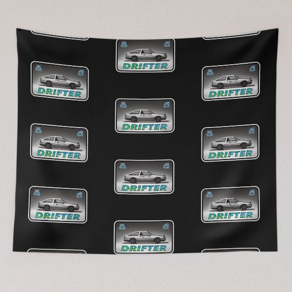 Item preview, Drifter! Green (on Black) designed and sold by epinkb.