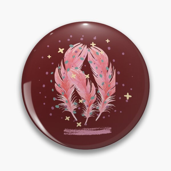 Item preview, Feathers Art Pink Color Design with Sparkle designed and sold by mimiscreativity.