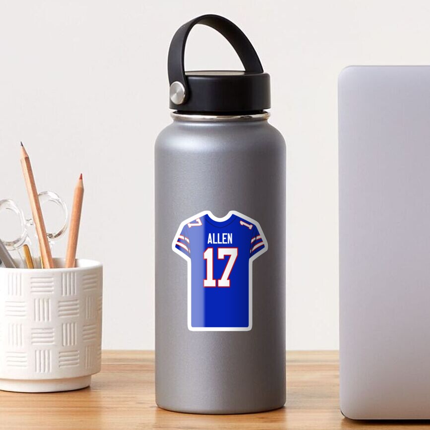 Josh Allen #17 Jersey Sticker