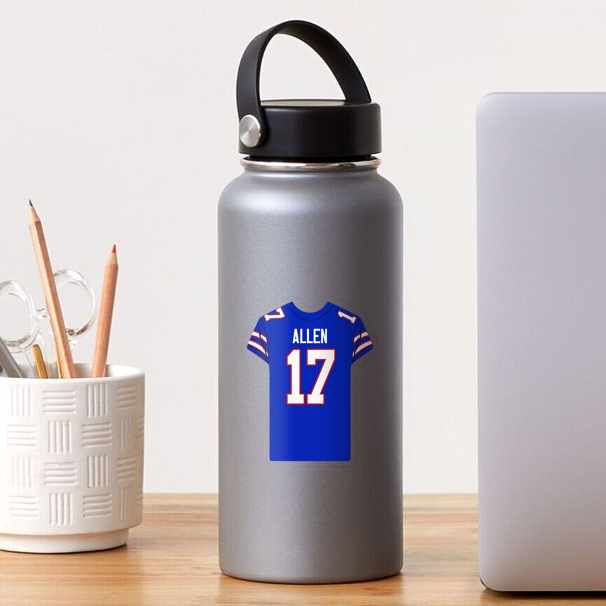 Josh Allen #17 Jersey Sticker